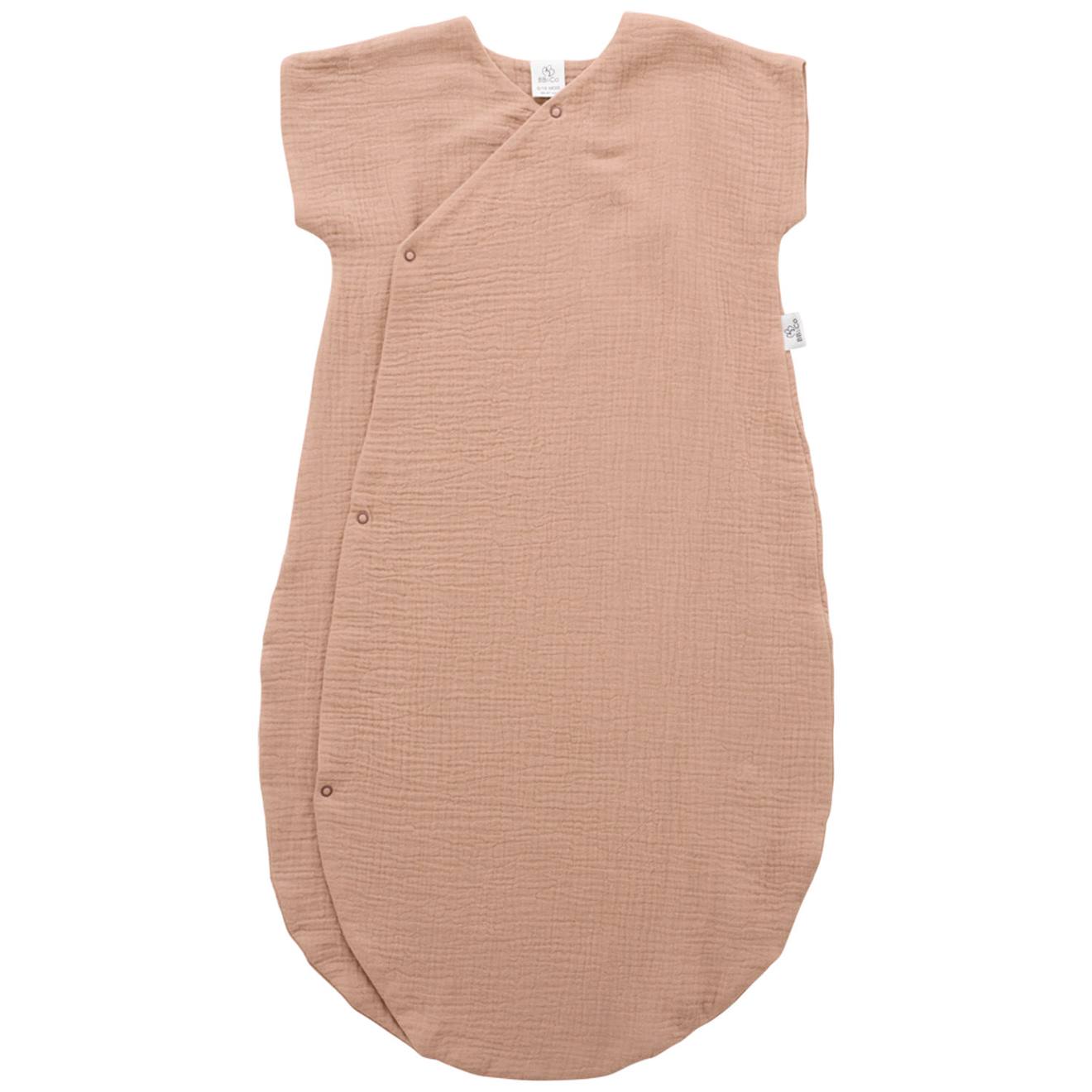 Gigoteuse D'été Forme Kimono Double Gaze Uni Mocha (0-6 Mois) Mocha