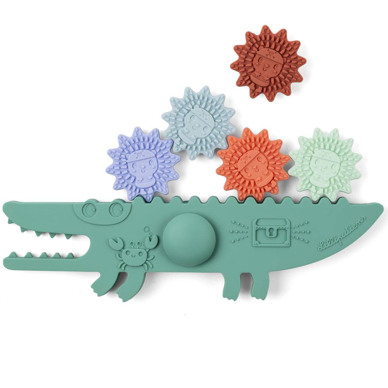 Balancier Crocodile Pour Le Bain Multicolore