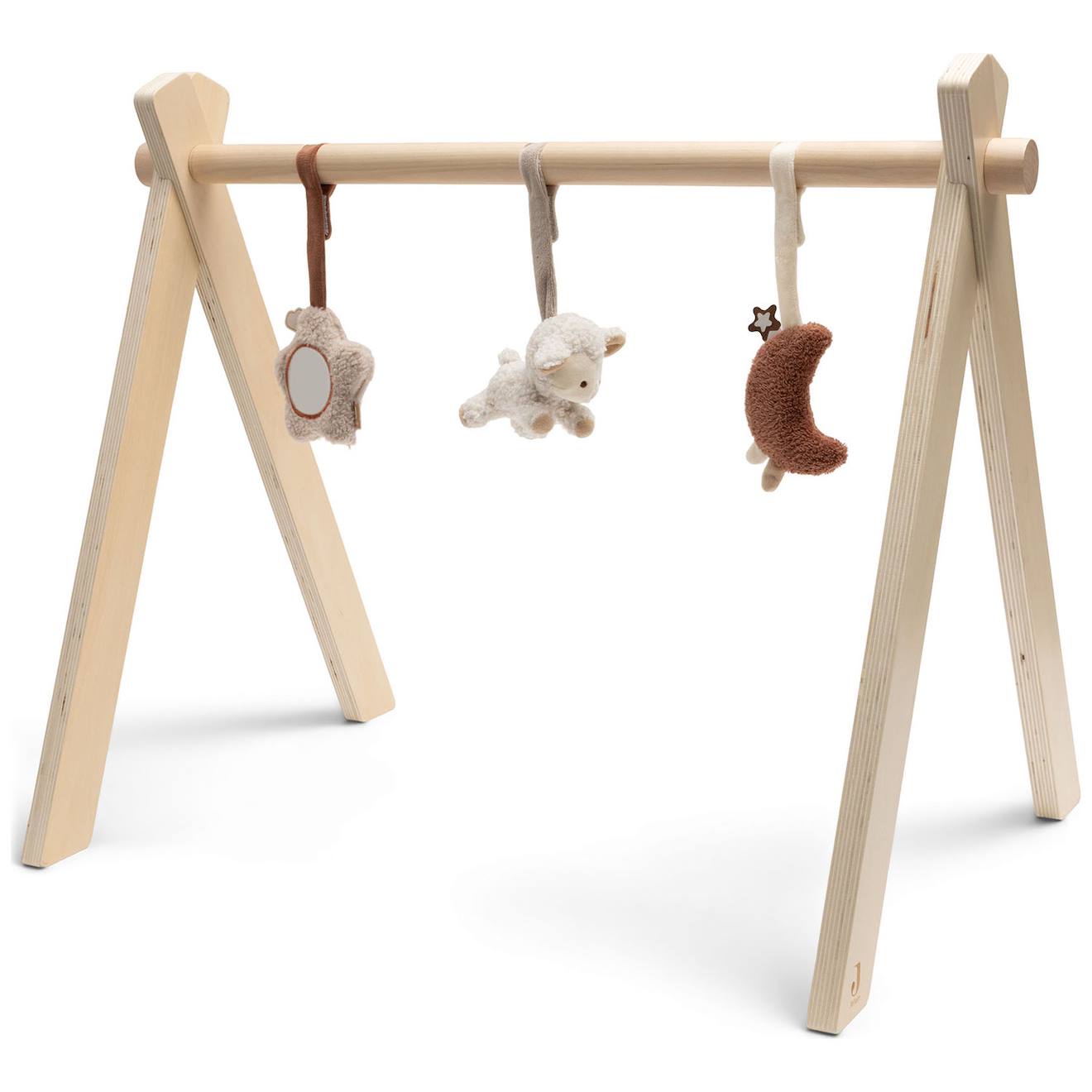 Lot De 3 Jouets Pour Arche D'éveil Woolly Ecru, Gris, Marron