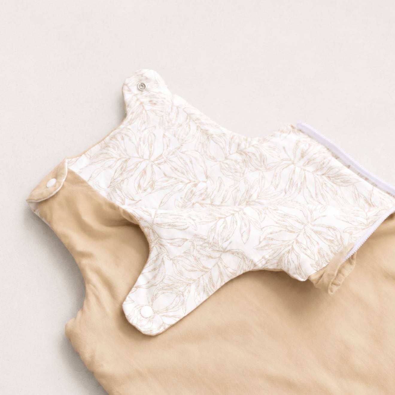 Gigoteuse Réversible 4 Saisons Vichy Verte (0-6 Mois) Beige, Blanc