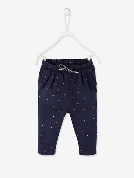 Vertbaudet Pantalon de jogging pour bébé fille avec paillettes.