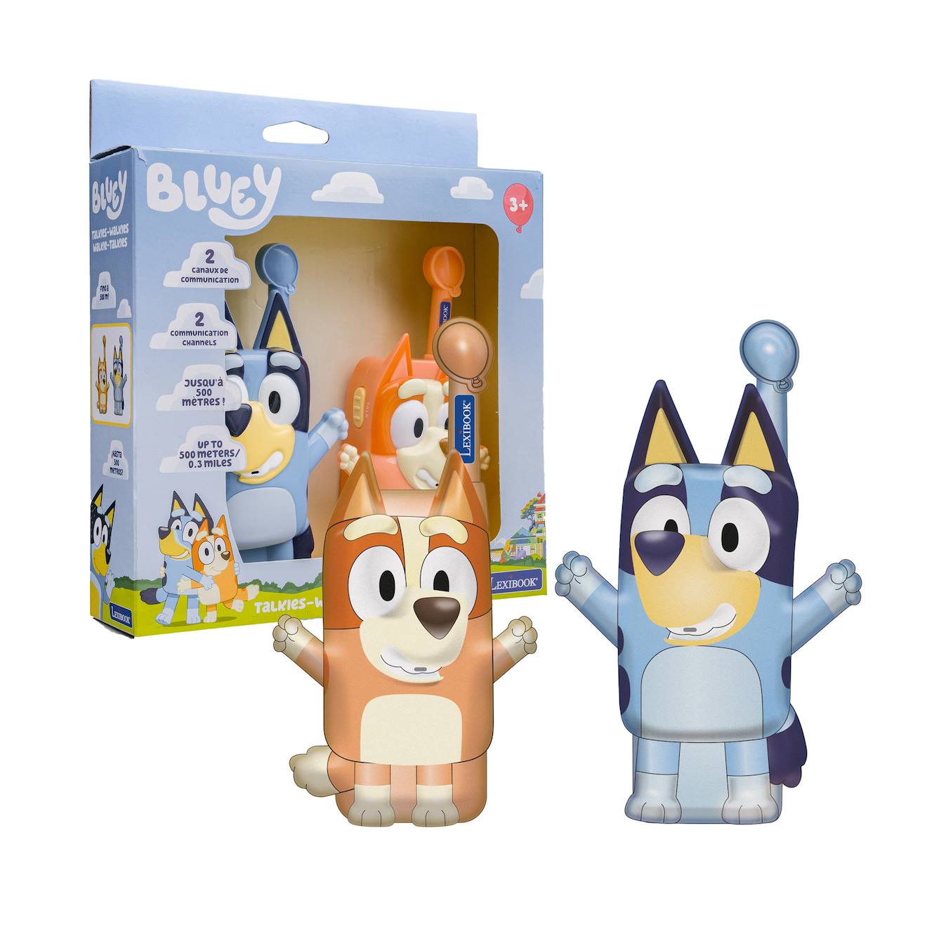 Talkies-walkies Bluey 3d Portée Jusqu’à 500m Multicolore Talkies-walkies Bluey 3d Portée Jusqu’à 500m Multicolore