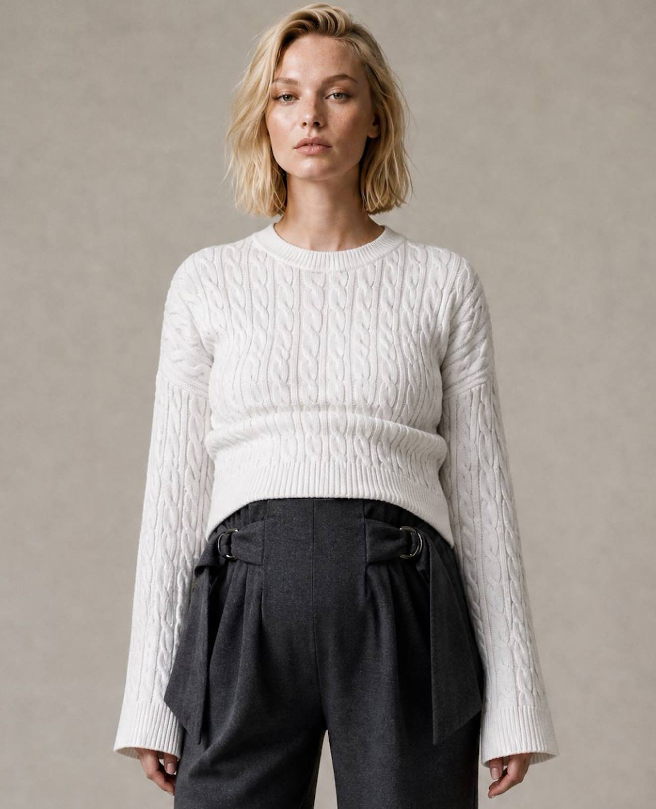 Pull D'allaitement Abby Ivoire