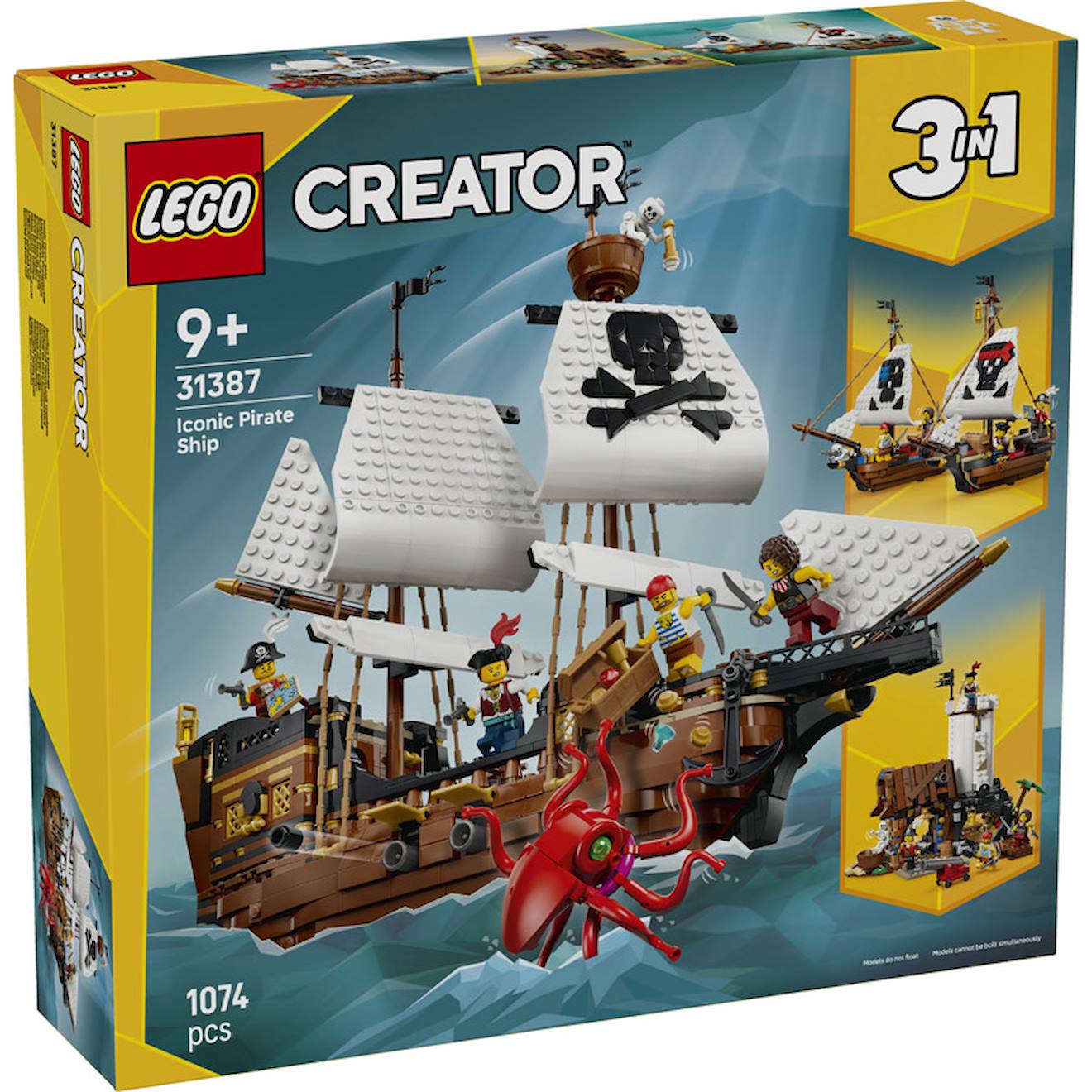 Lego 31387 - Bateau Pirate Mythique Creator Multicolore