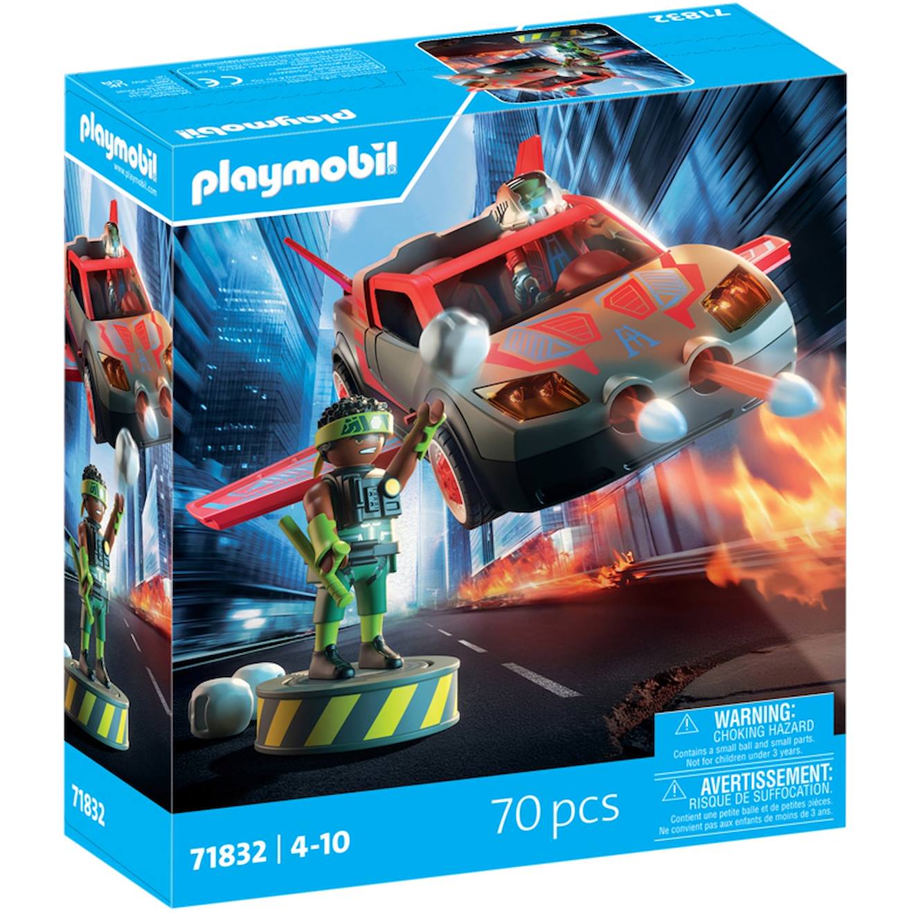 Playmobil 71832 - Véhicule Multifonctions Super Héros Multicolore
