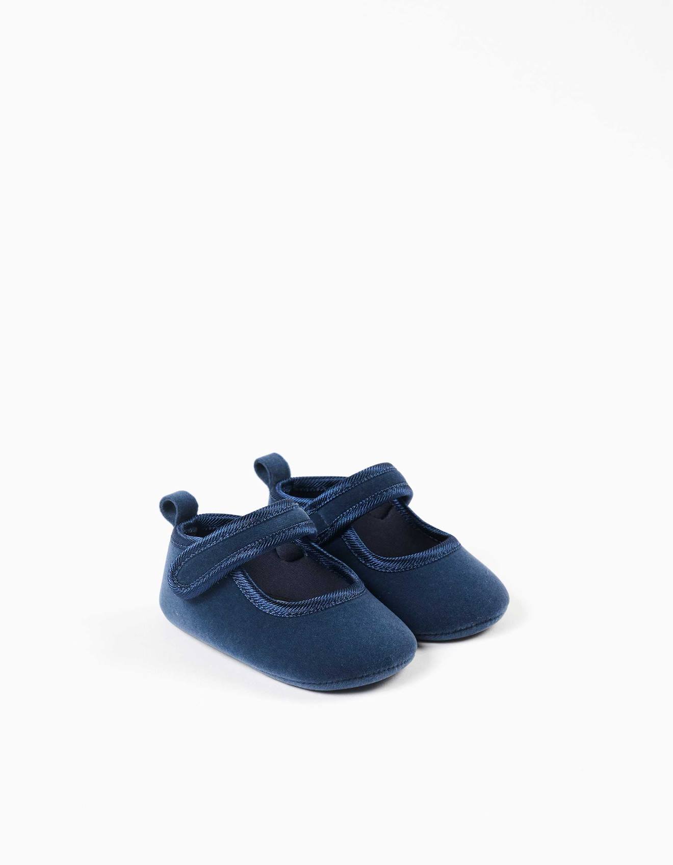 Ballerines Pré-marche En Velours Multicolore