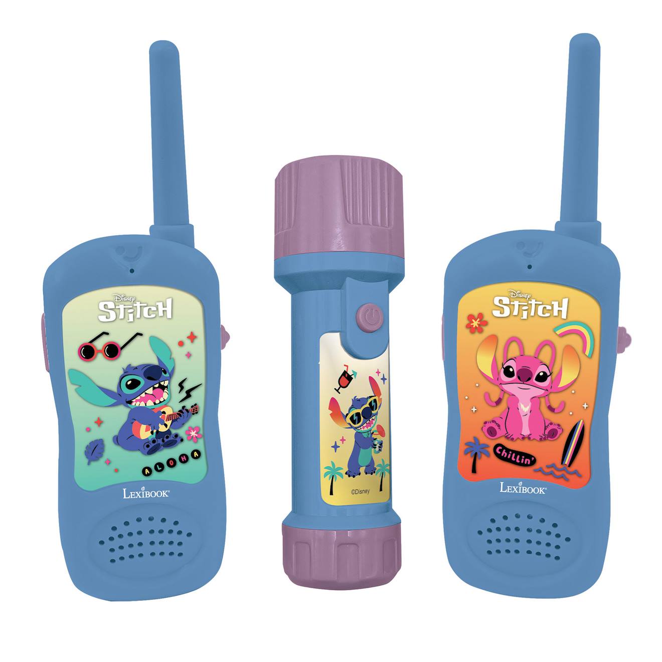 Kit D'aventurier Stitch Avec Talkies Walkies Et Lampe-torche/boussole Bleu Kit D'aventurier Stitch Avec Talkies Walkies Et Lampe-torche/boussole Bleu