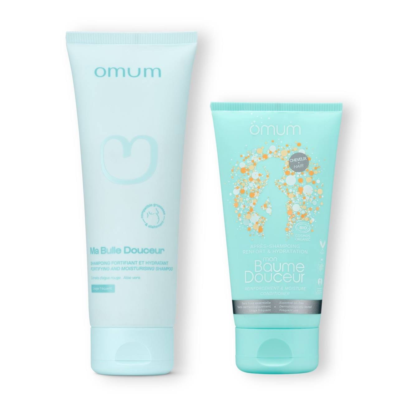 Duo Cheveux - Shampoing & Après Shampoing Hydratation Et Renfort Soins Capillaires Multicolore