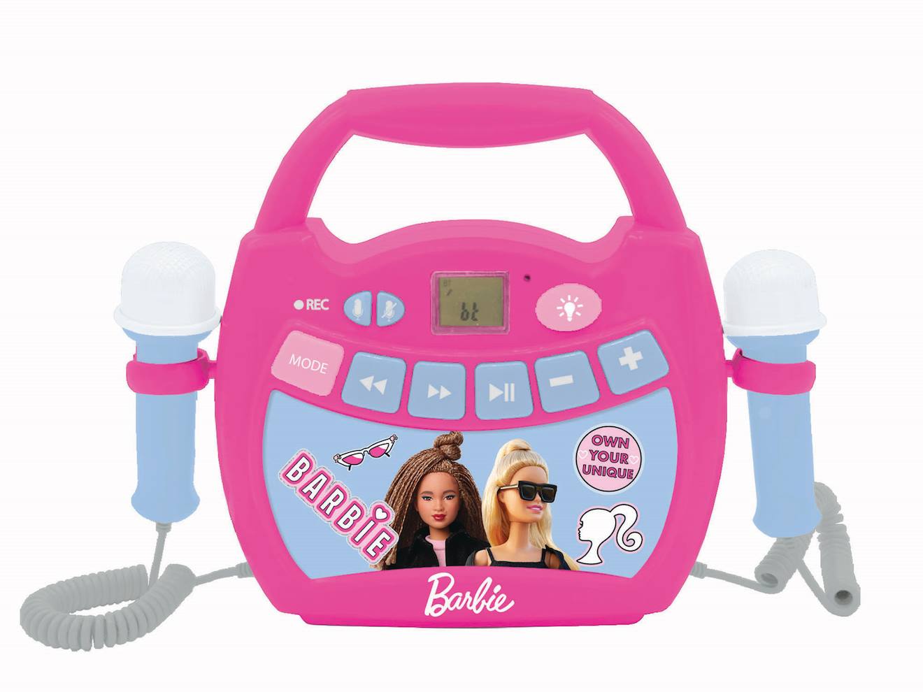 Enceinte Bluetooth Barbie Avec Micros Rose