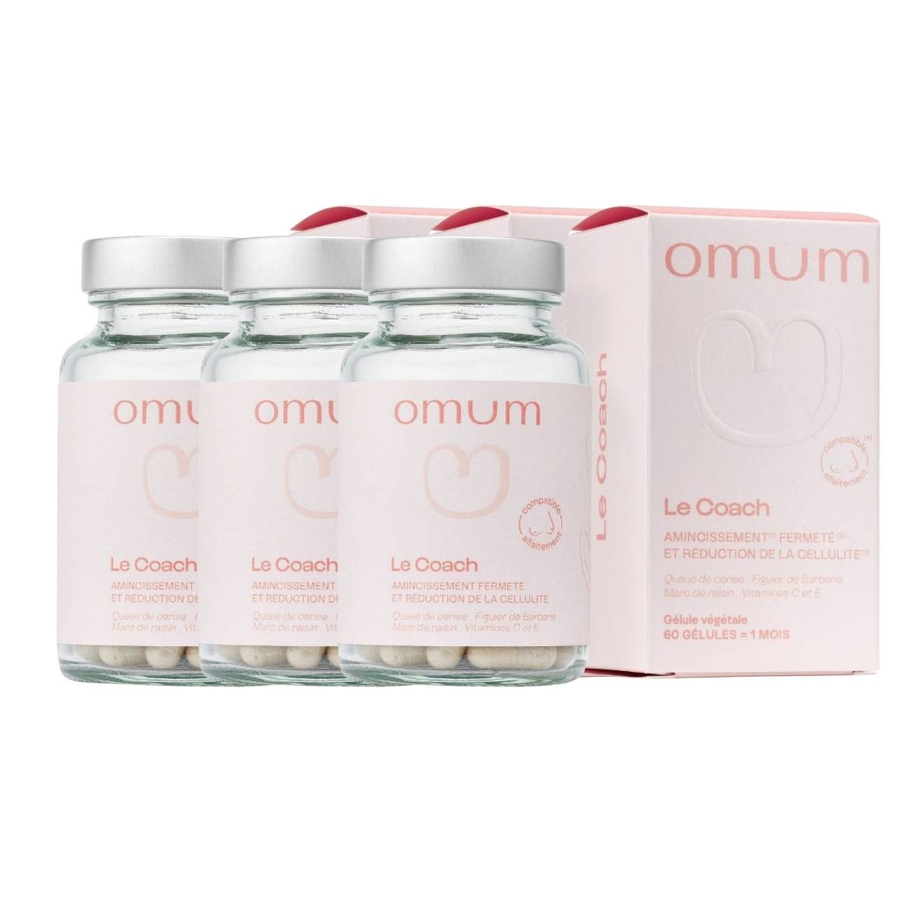 Complément Alimentaire Minceur, Anti-cellulite Et Fermeté Le Coach - 3x60 Gélules 1 Mois Multicolore