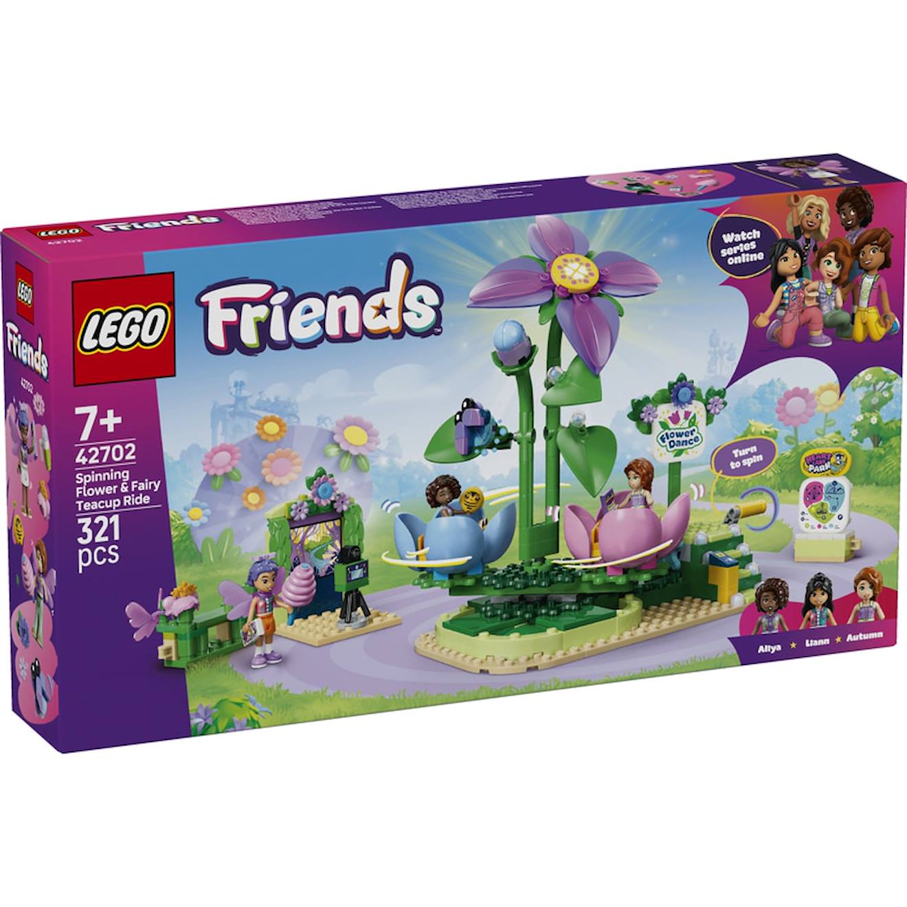 Lego 42702 - La Fleur Tournoyante Et Les Tasses À Thé Féériques Friends Multicolore
