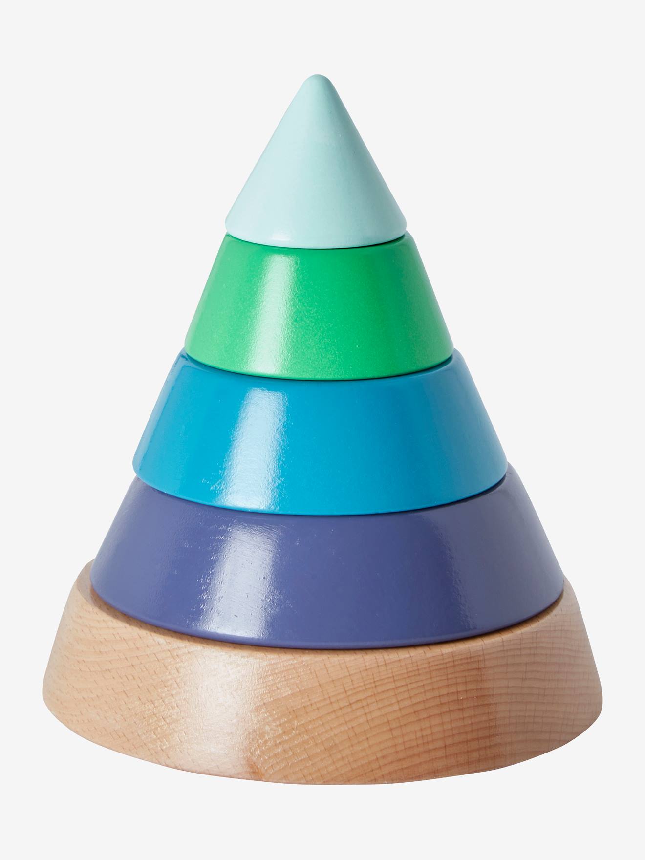 Pyramide A Empiler Multicolore Vertbaudet