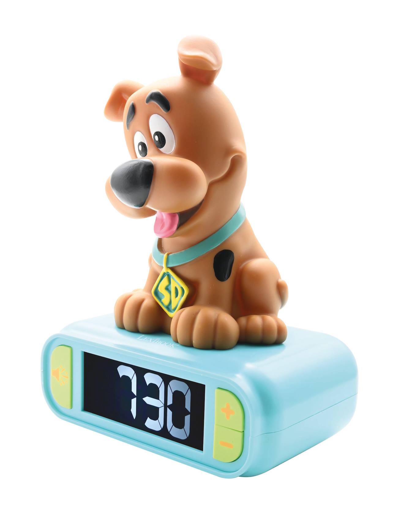 Réveil Avec Veilleuse Scooby Doo En 3d Bleu