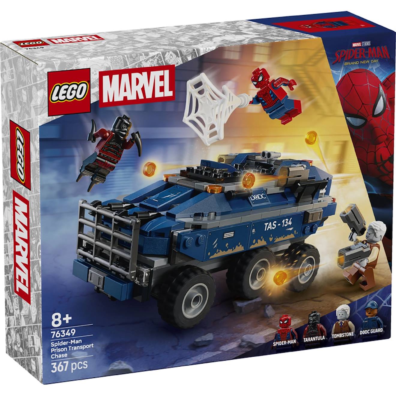 Lego 76349 - La Poursuite En Prison Mobile De Spider-man Multicolore