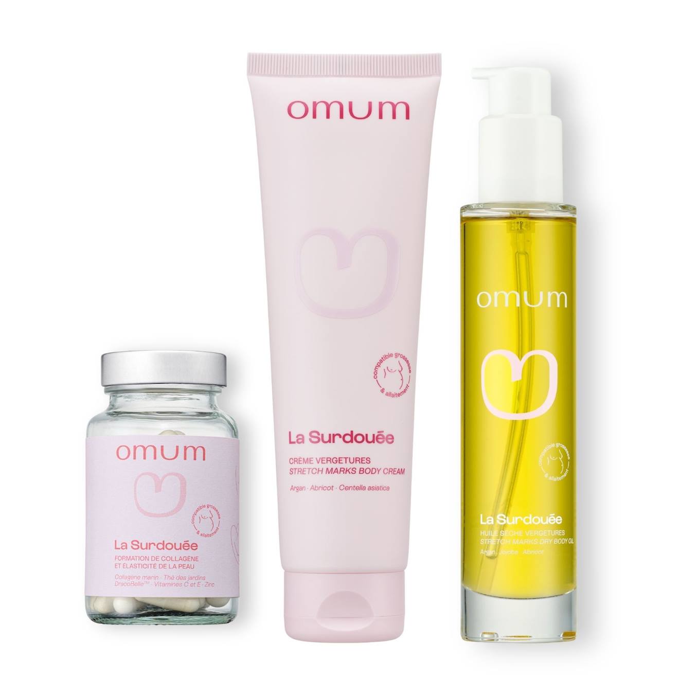 Mon Rituel Surdouée Vergetures - 1 Huile Sèche 100 Ml + 1 Crème 150 Ml + 1 Complément 60 Gélules 1 Mois Multicolore