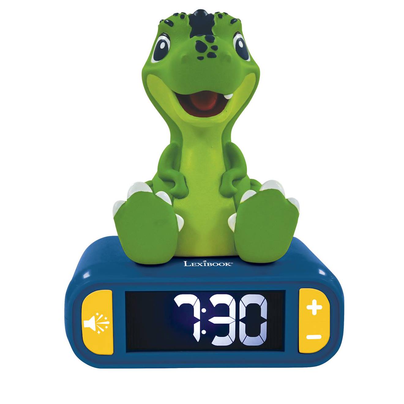 Réveil Avec Veilleuse Dinosaure En 3d Vert