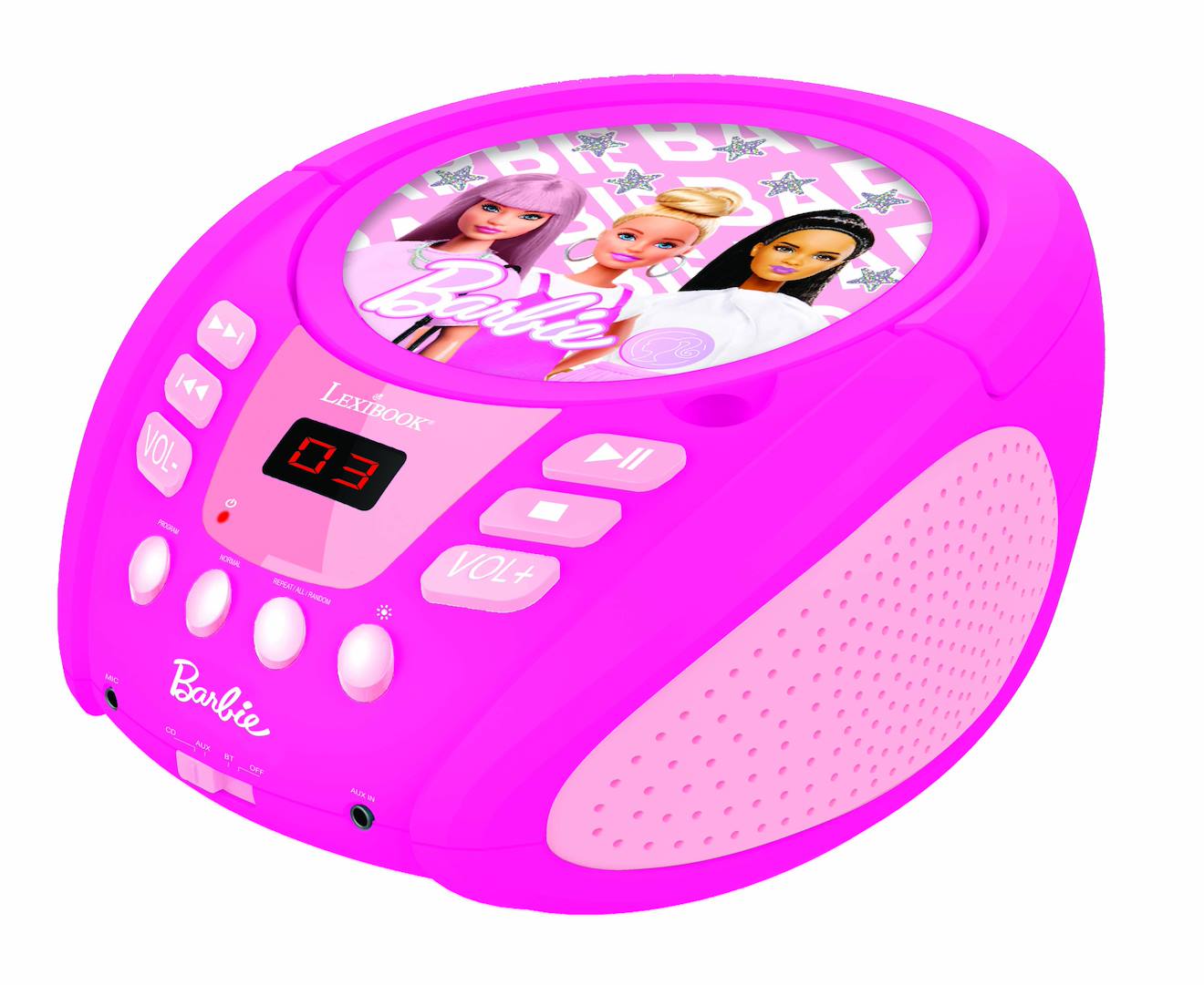 Lecteur Cd Bluetooth Barbie Rose