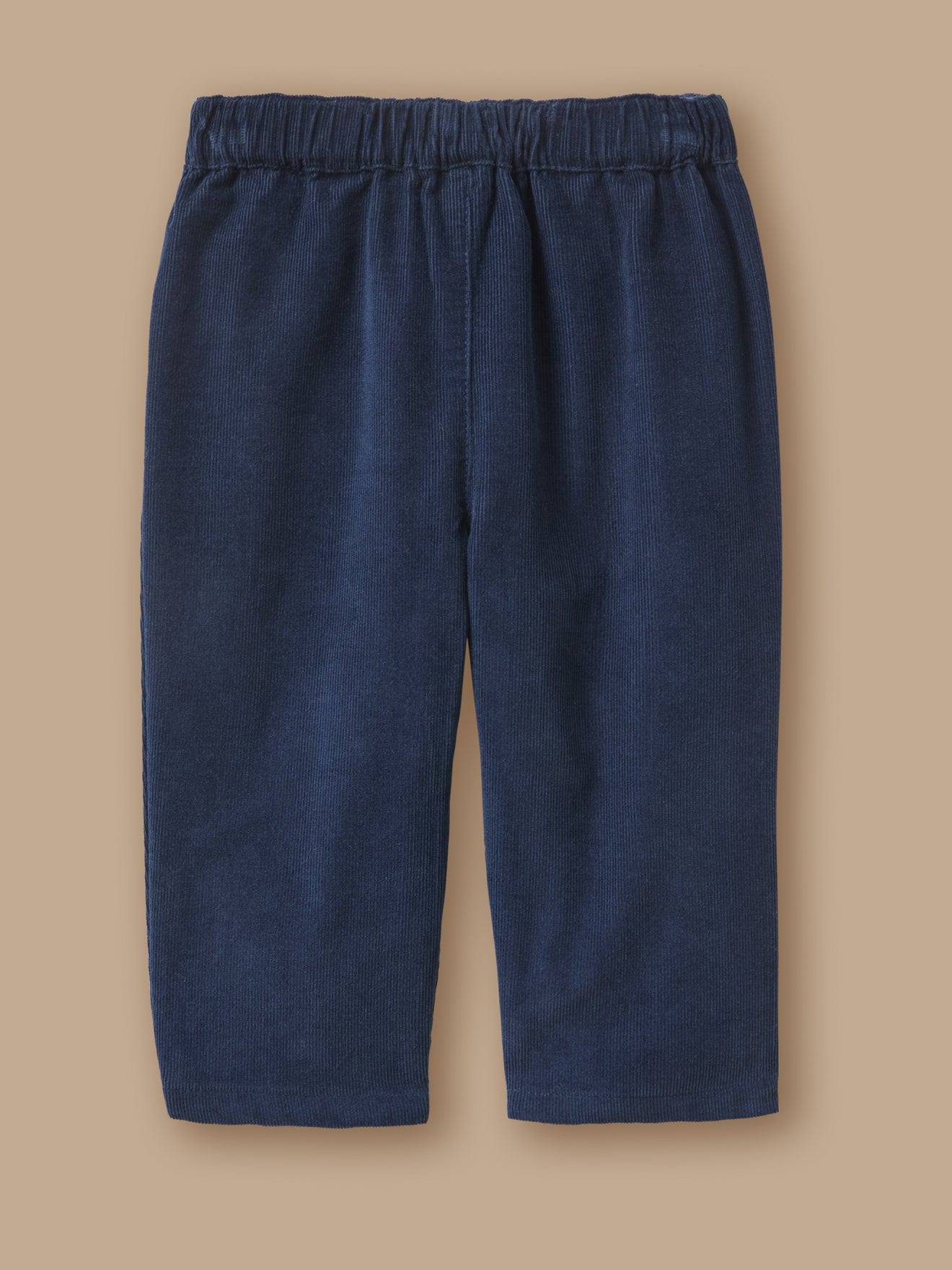 Pantalon En Velours Bébé Marine Pantalon En Velours Bébé Marine