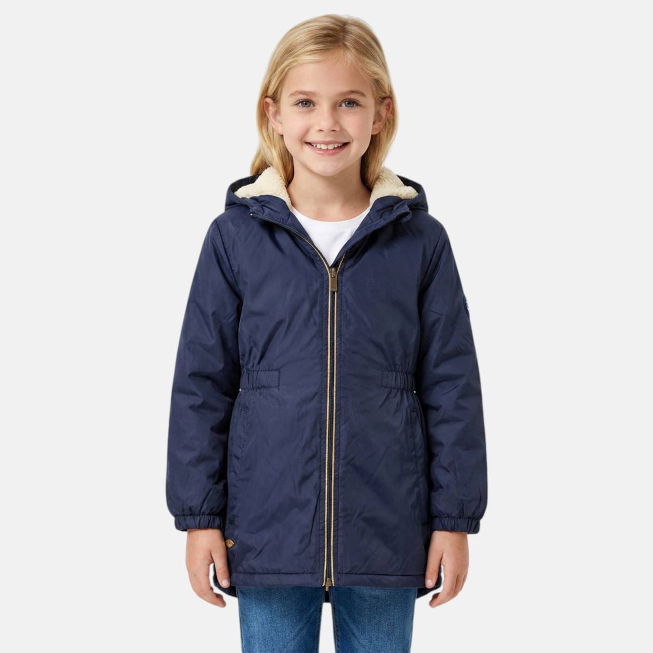 Parka Fille Marine