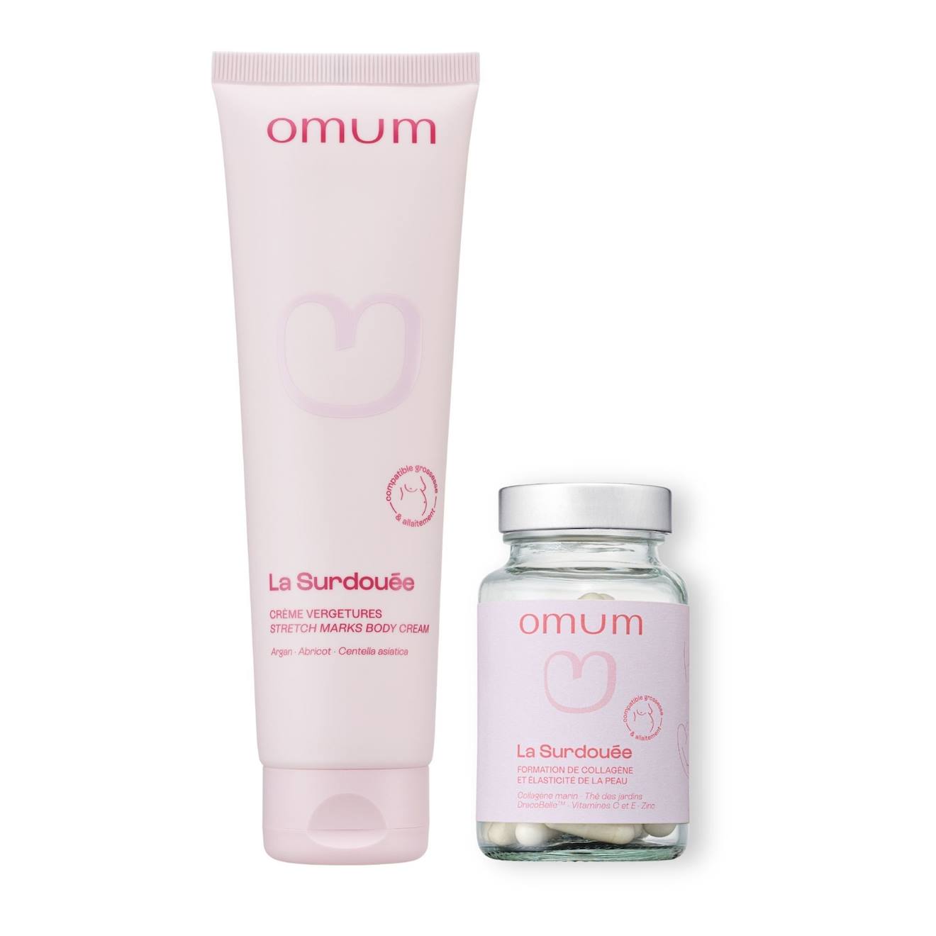Duo In & Out Traitement Vergetures Peau Souple Et Élastique Crème 150 Ml + Complément 60 Gélules 1 Mois Multicolore