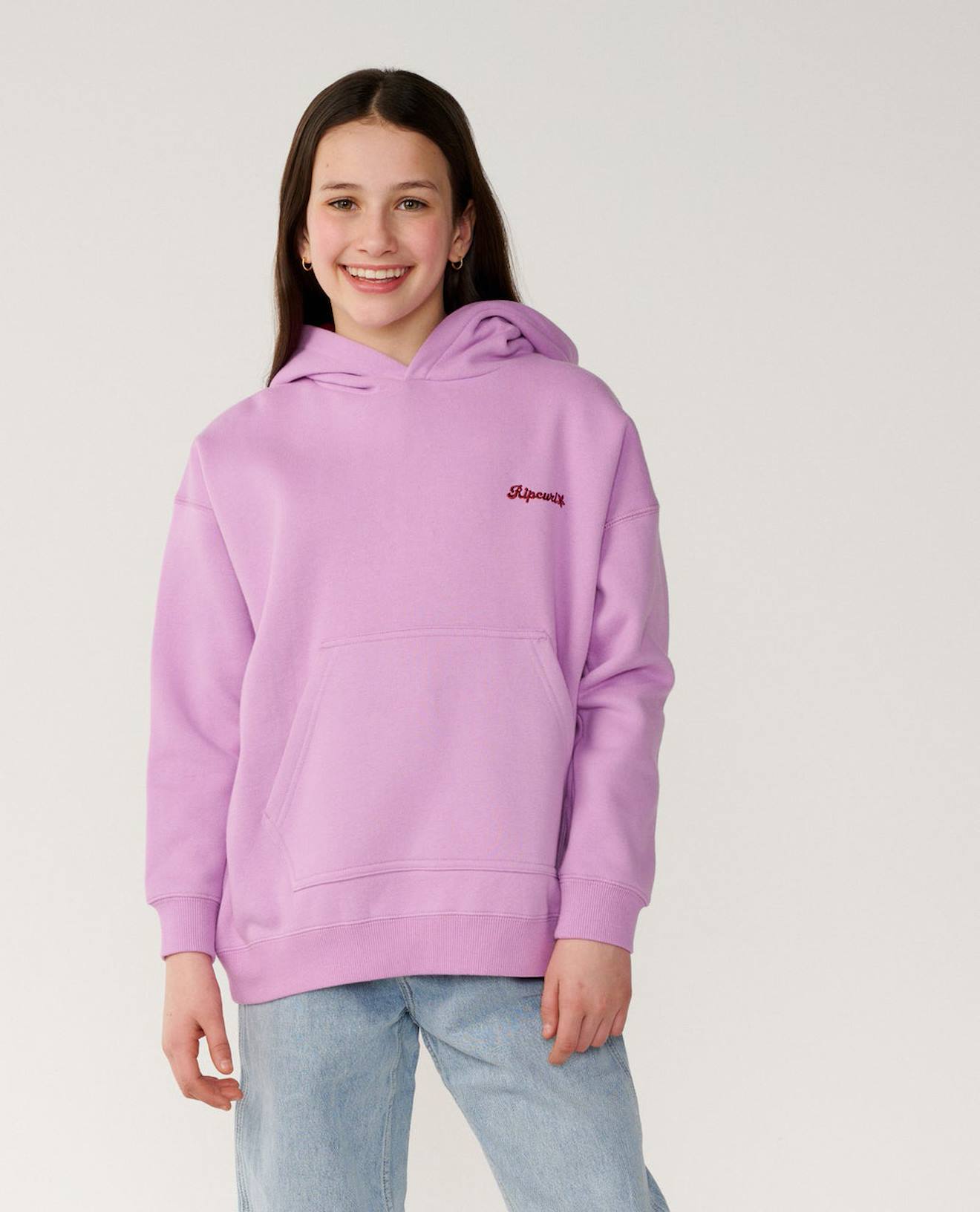 Sweat À Capuche Fille Sunkissed Search Lilas
