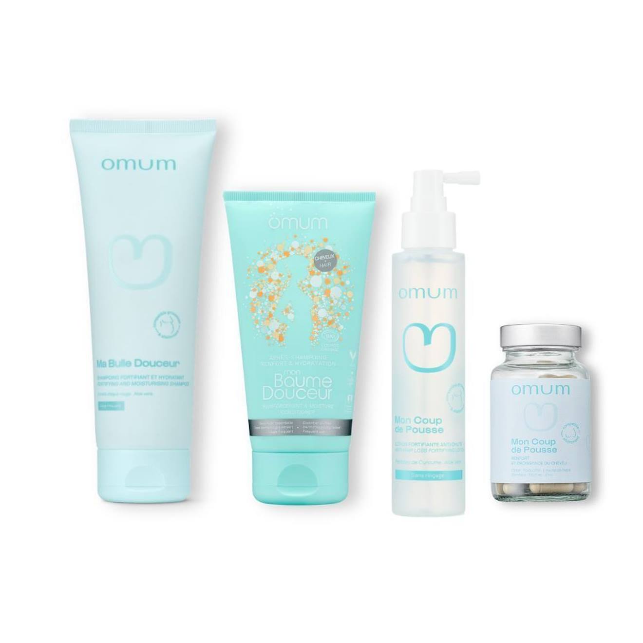 Ma Routine Capillaire Naturelle - 4 Soins Traitement Anti Chute Cheveux Renfort, Pousse & Hydratation Multicolore