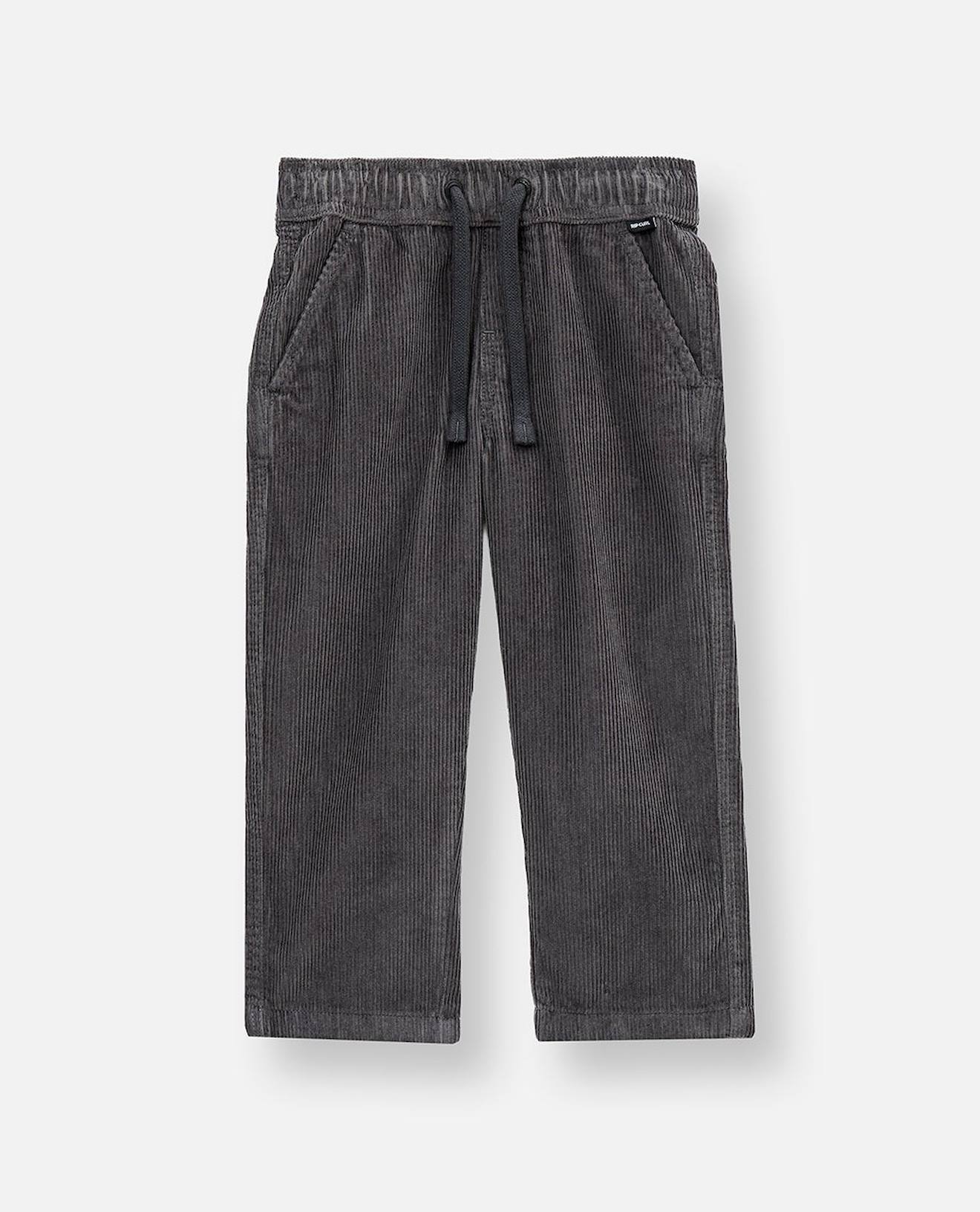 Pantalon Surf Cord - Garçon Noir Délavé