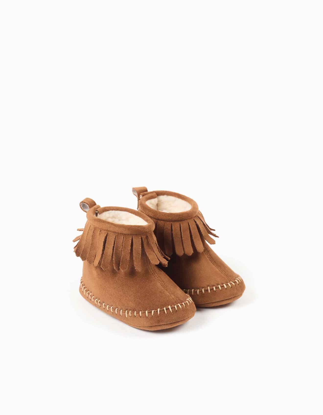 Bottes Pré-marche Avec Doublure Et Franges Multicolore Bottes Pré-marche Avec Doublure Et Franges Multicolore