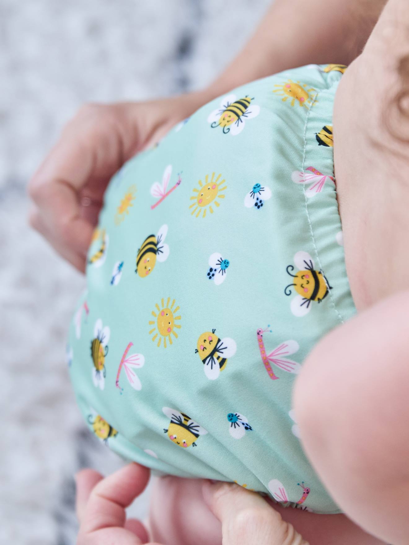 Miosolo couche tout en un vert (Bambino Mio) - Couverture