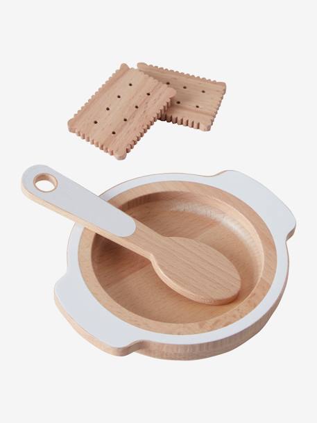 Set accessoires repas poupon en bois FSC® blanc 3 - vertbaudet enfant 