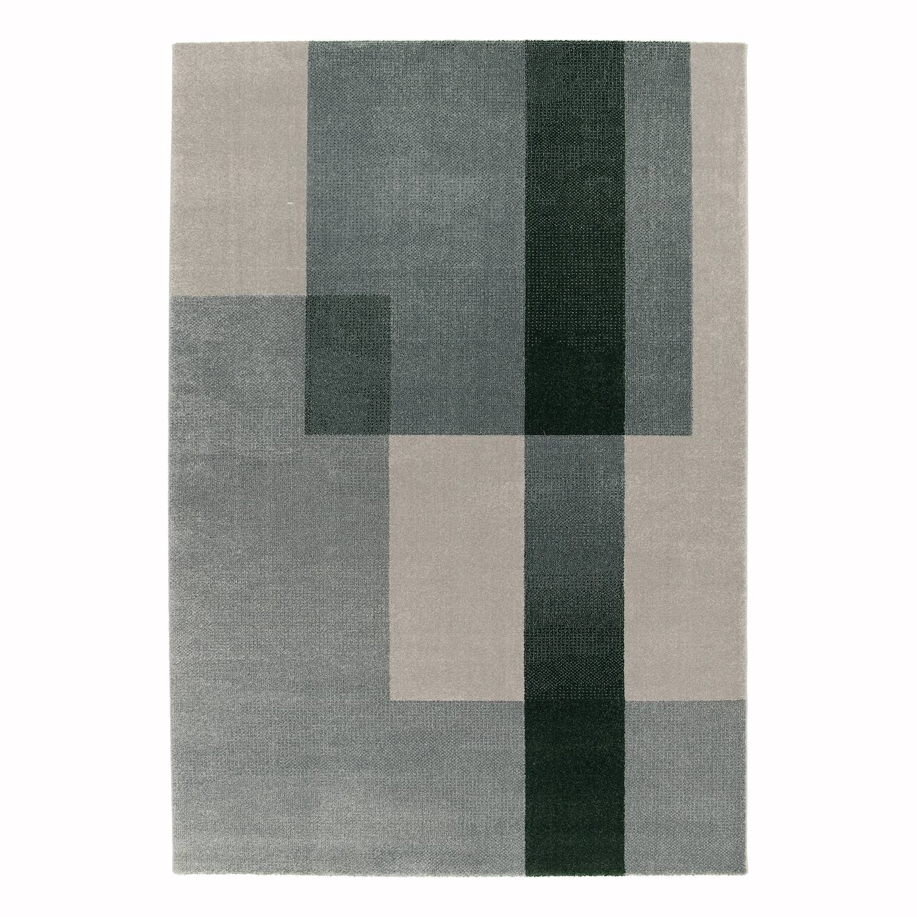 Tapis Design En Fibres Recyclées Harris Vert Naturel