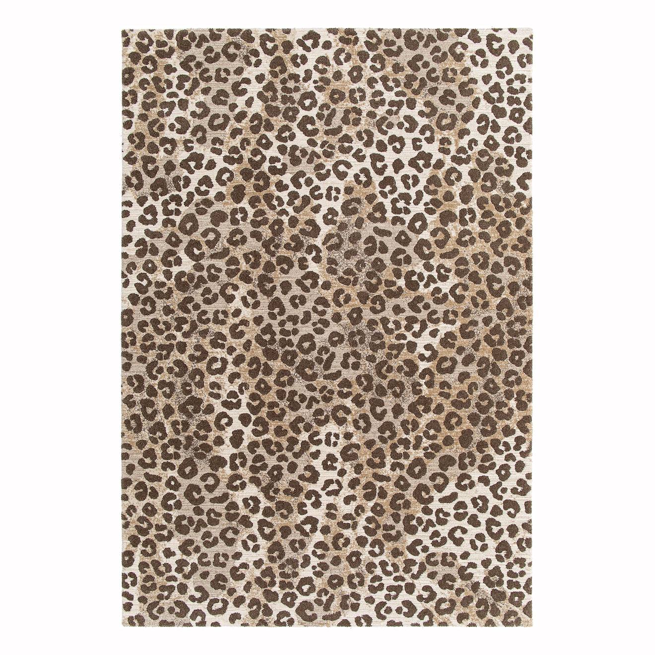 Tapis Doux Au Design Léopard Karoo Beige Sable