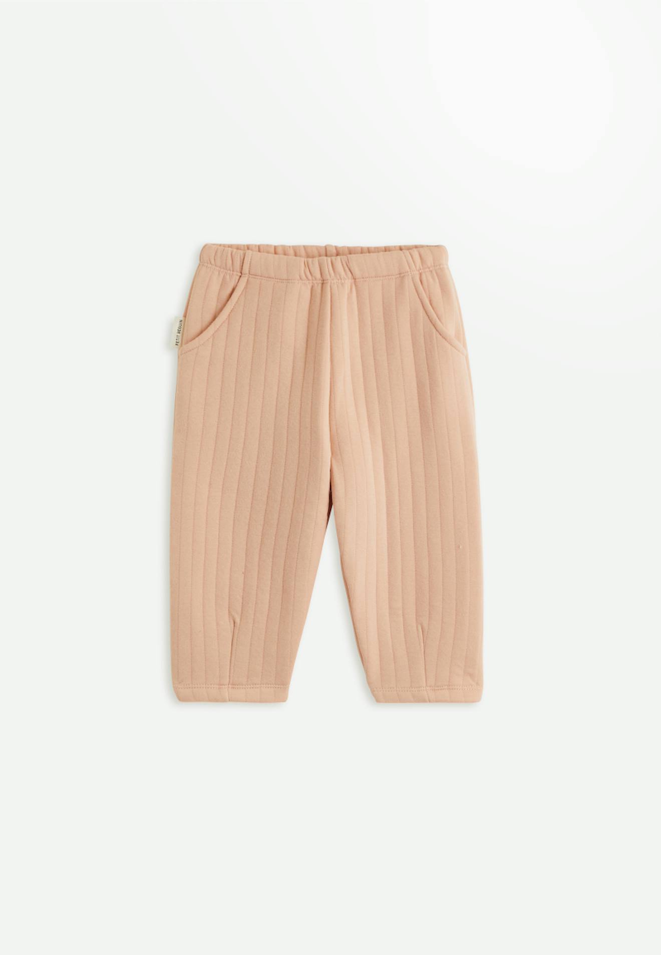 Pantalon Bébé En Coton Matelassé Léa Rose