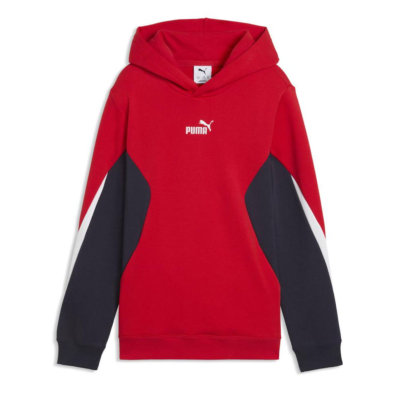 Sweat Garçon Ess Block Hoodie Tr Rouge