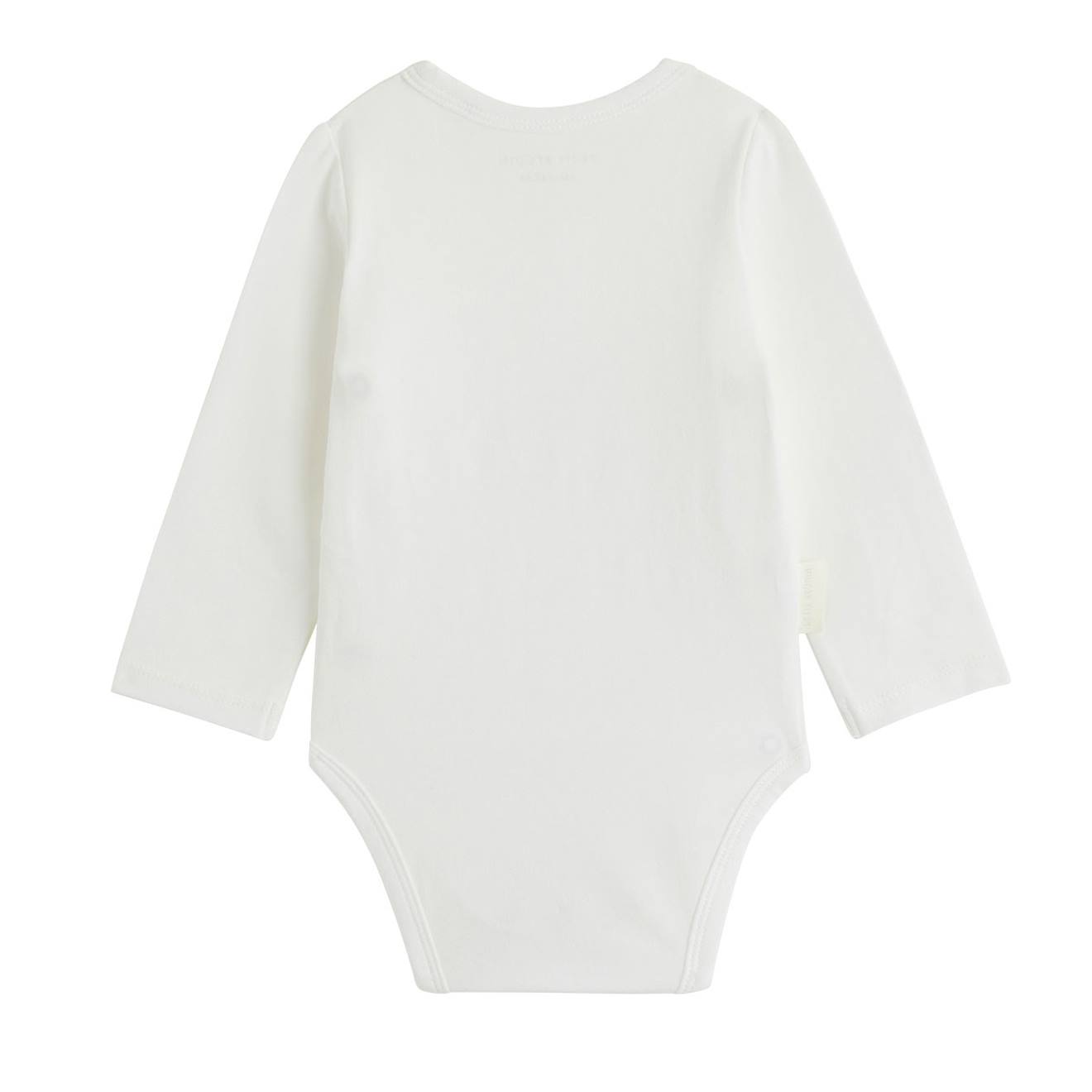 Lot De 2 Bodies Bébé Manches Longues Ouverture Croisée Miette Ecru (Petit Beguin) - Image 2