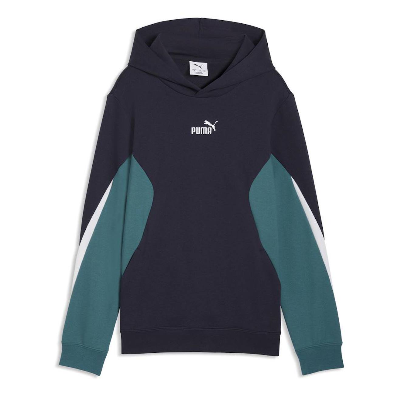 Sweat Garçon Ess Block Hoodie Tr Marine