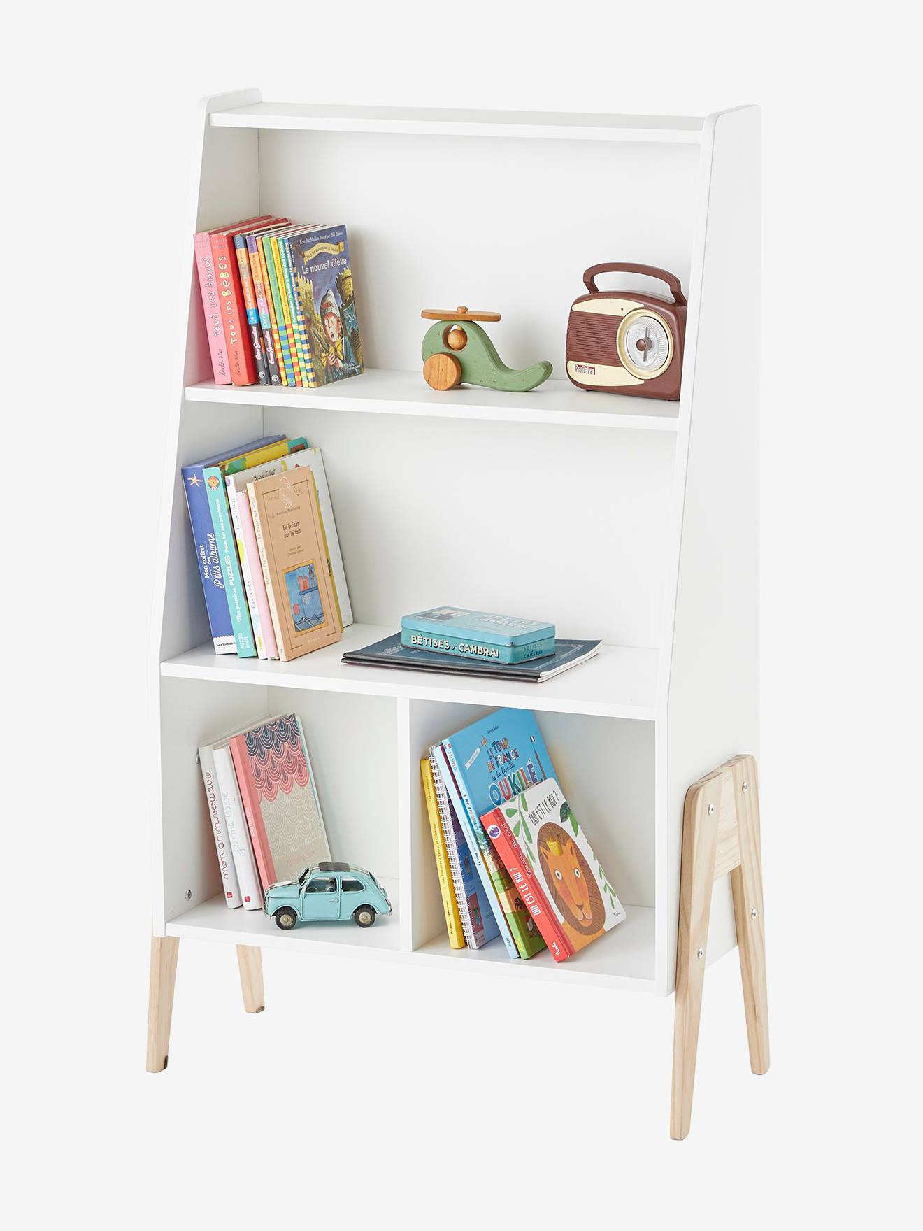 Bibliothèque RETRO blanc mate (Vertbaudet) - Image 2