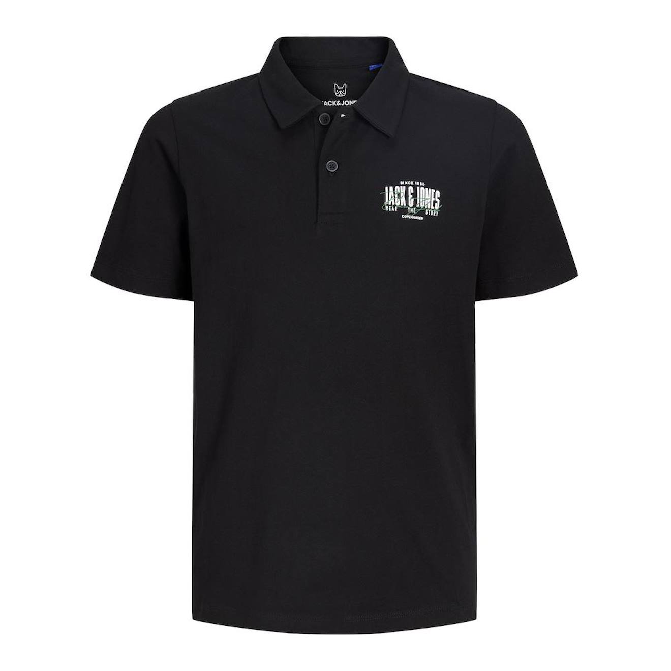 Polo Garçon Jjaero Noir