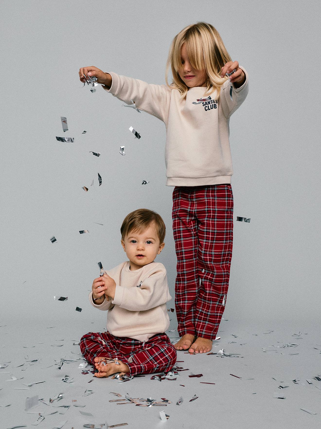 Pyjama bébé noël Capsule Famille rouge