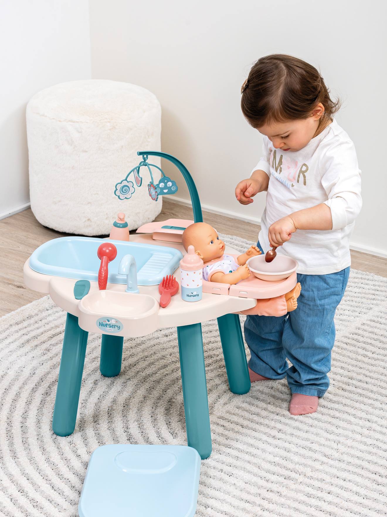 Table nursery multicolore