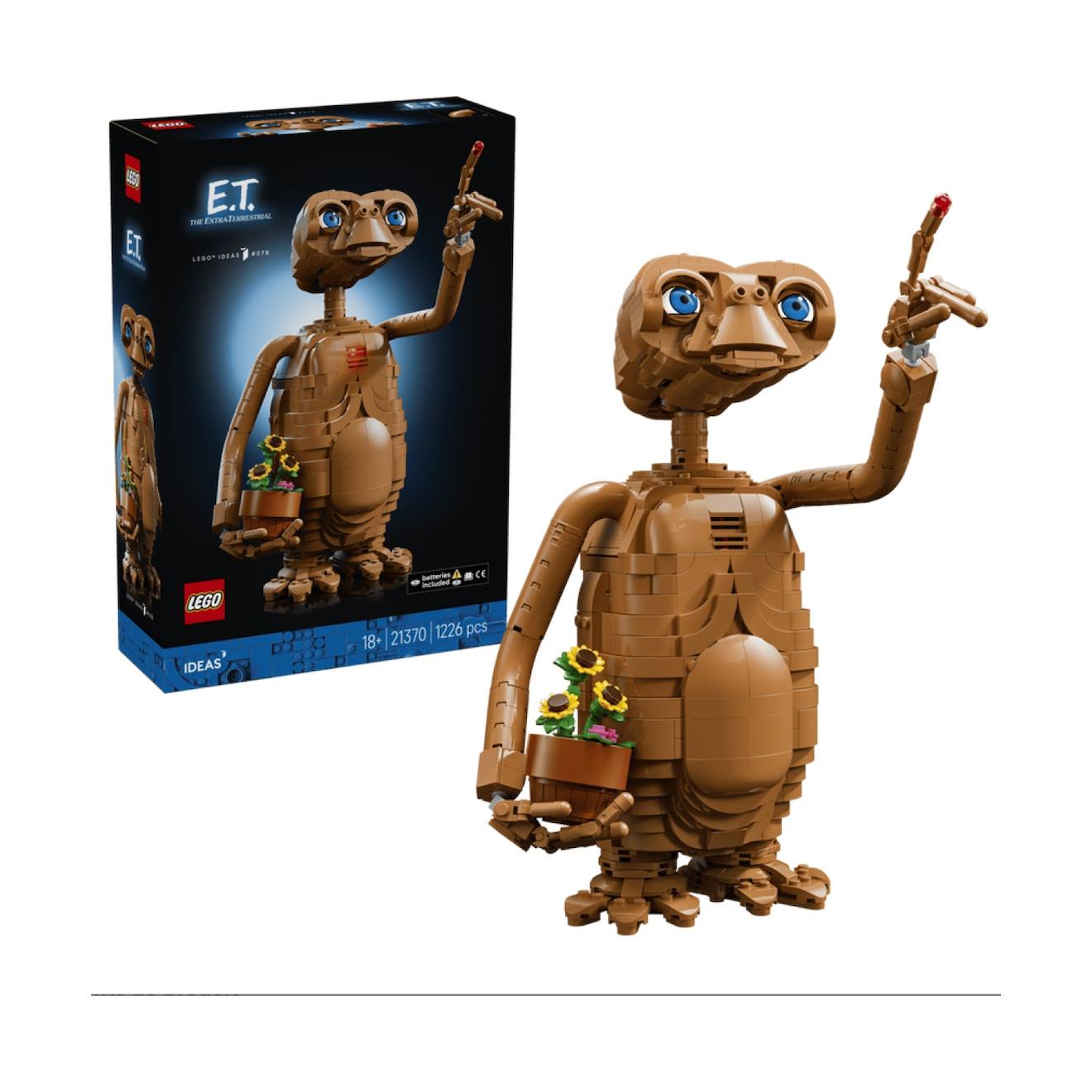 Lego Ideas 21370 E.t. The Extra-terrestrial Marron