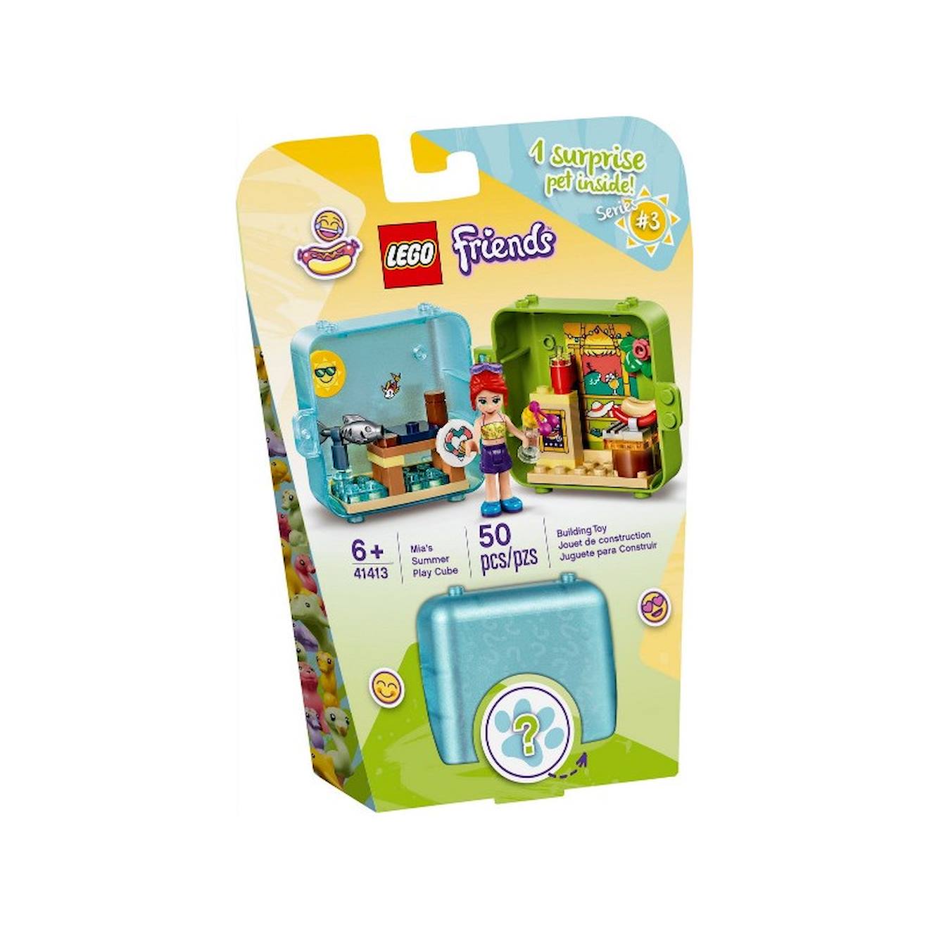 Lego Friends 41413 Le Cube De Jeu D’été De Mia Multicolore Lego Friends 41413 Le Cube De Jeu D’été De Mia Multicolore