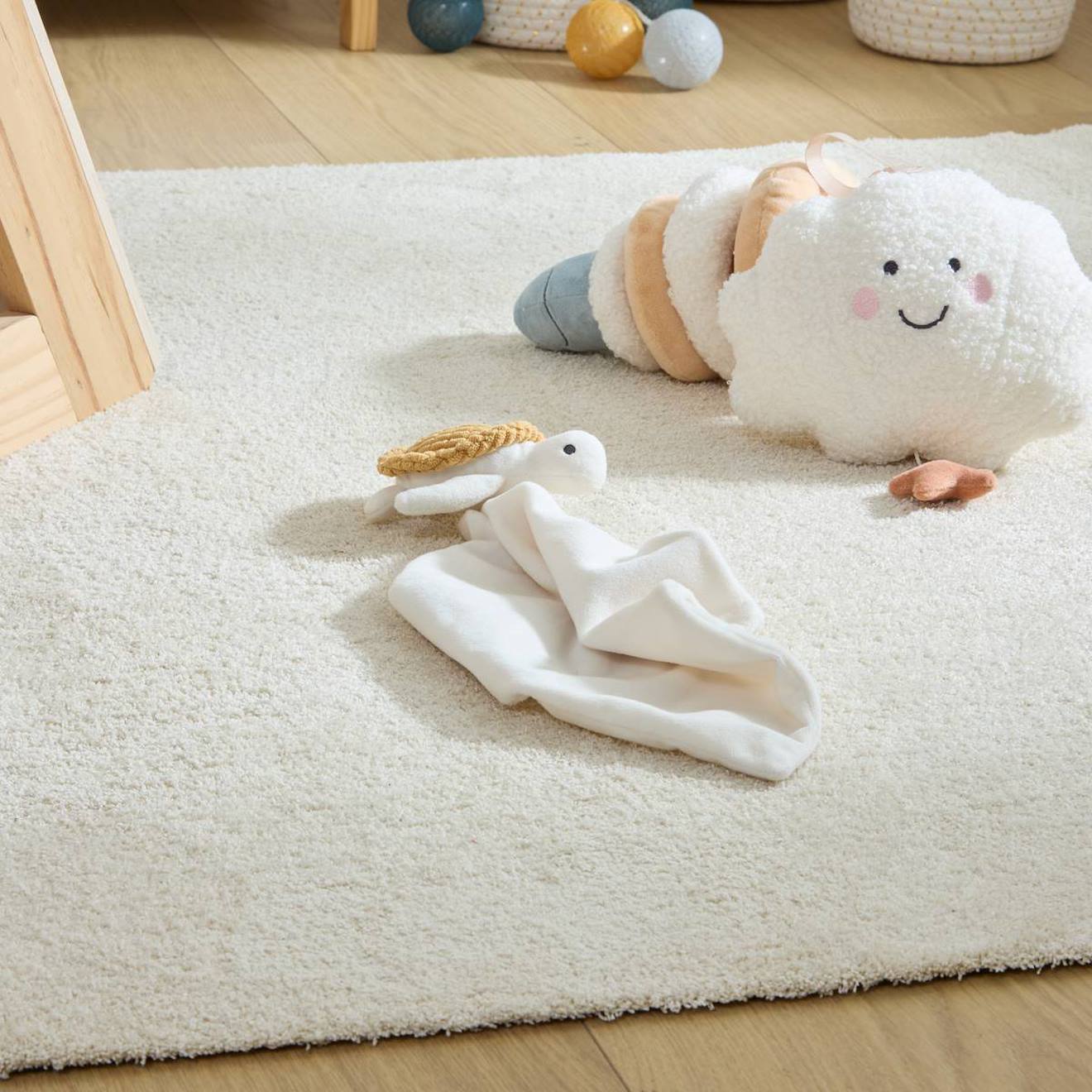 Doudou Bébé Carré Tortue - Noa Beige
