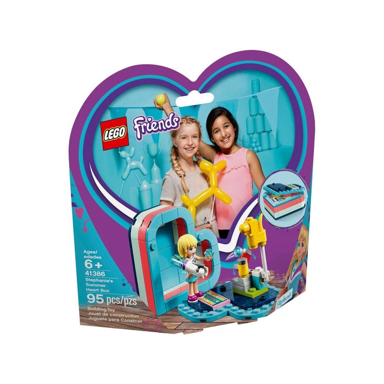 Lego Friends 41386 La Boîte Cœur D’été De Stéphanie Multicolore Lego Friends 41386 La Boîte Cœur D’été De Stéphanie Multicolore