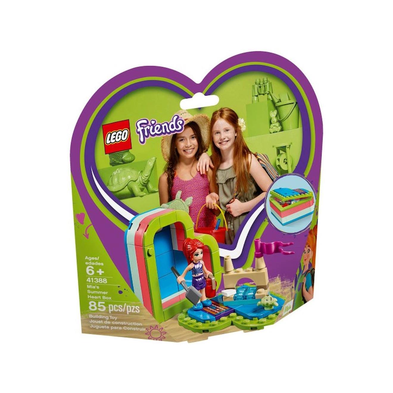 Lego Friends 41388 La Boîte Cœur D’été De Mia Multicolore