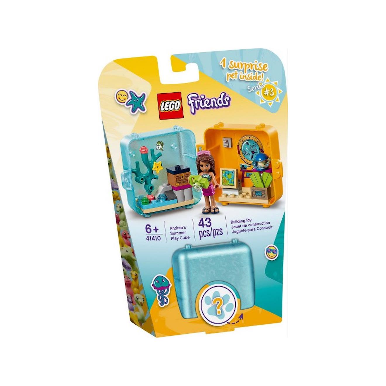 Lego Friends 41410 Le Cube De Jeu D’été D’andréa Multicolore Lego Friends 41410 Le Cube De Jeu D’été D’andréa Multicolore