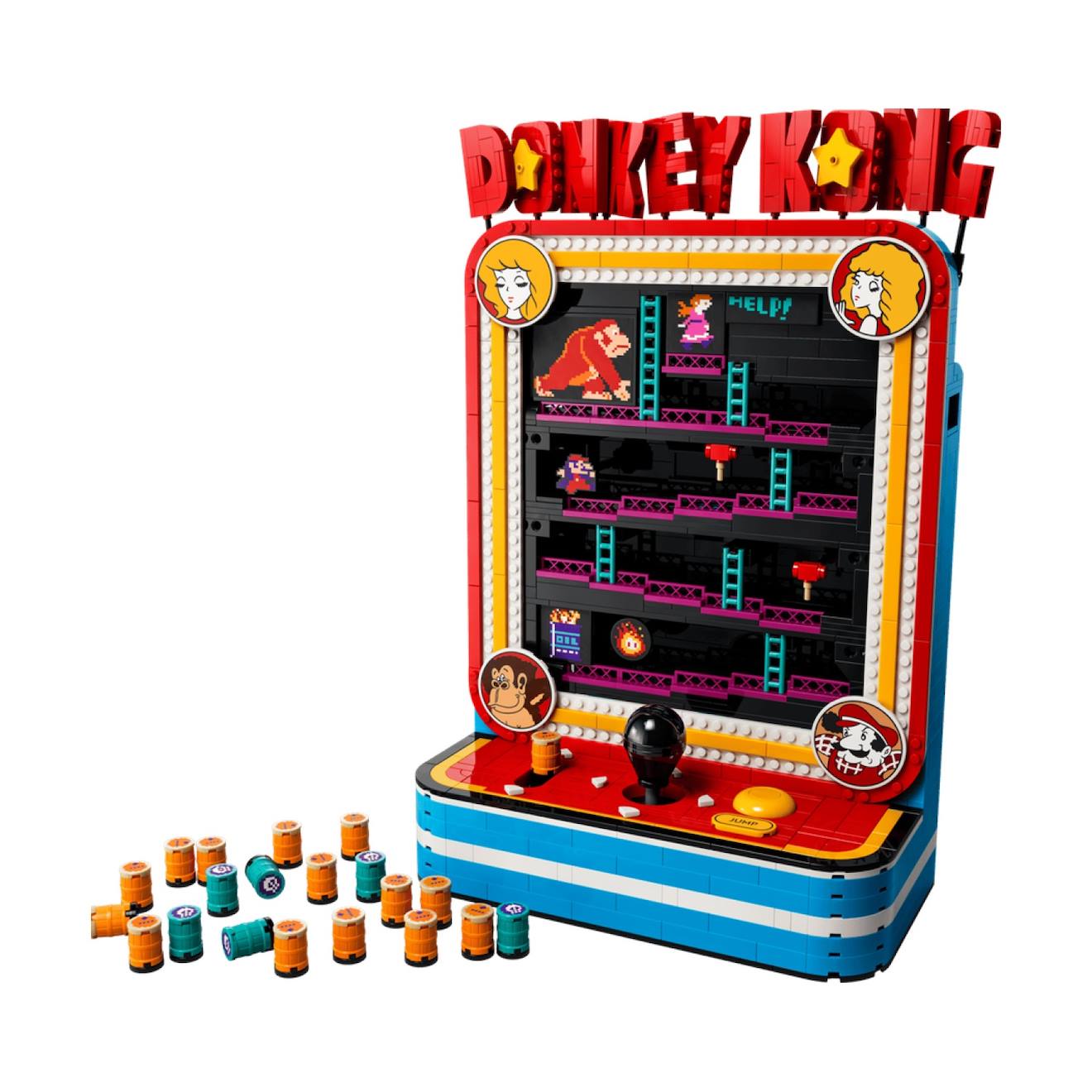 Lego Super Mario 72051 Jeu D arcade Donkey Kong Multicolore