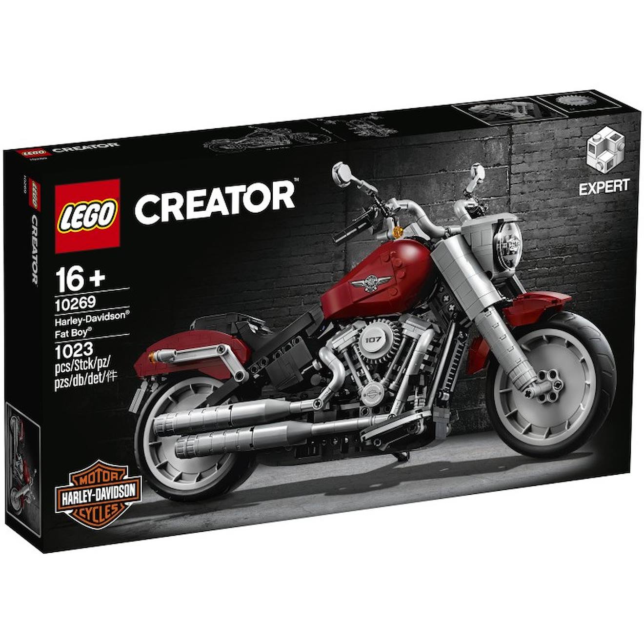 Lego Creator 10269 Harley-davidson Fat Boy Multicolore
