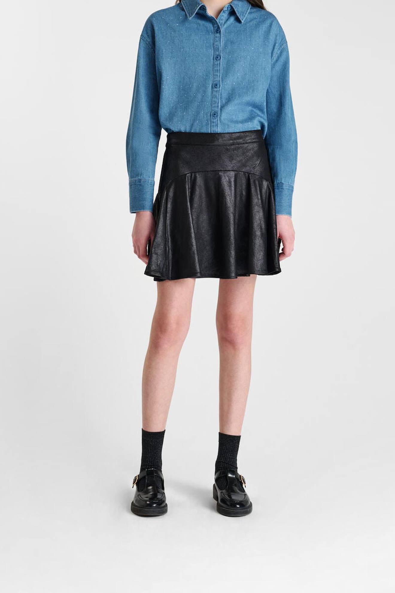 Jupe Evasée, Patineuse Milagi Black
