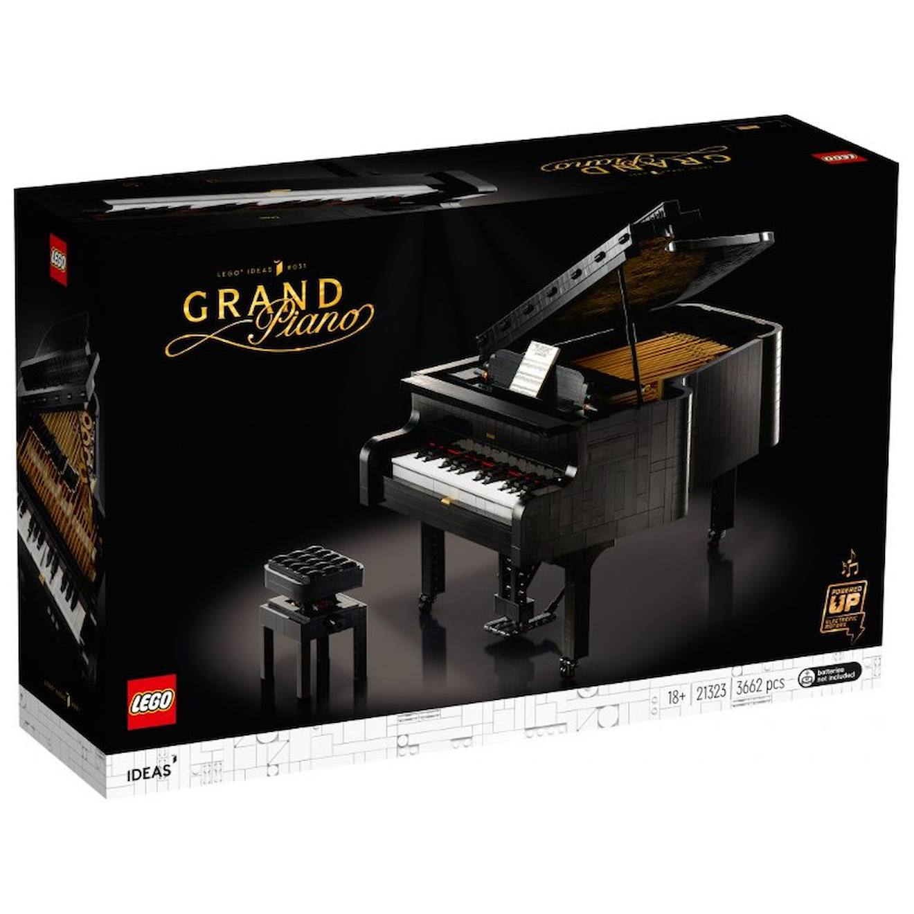 Lego Ideas 21323 Le Piano À Queue Multicolore